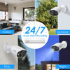 Picture of ZOSI 1080P HD-TVI Security Camera with Audio, 2MP 1920TVL Indoor Outdoor Surveillance Home Camera, Night Vision, PIR Motion Detection, IP66 Weatherproof, Only Work with ZOSI 3K Lite CCTV DVR
