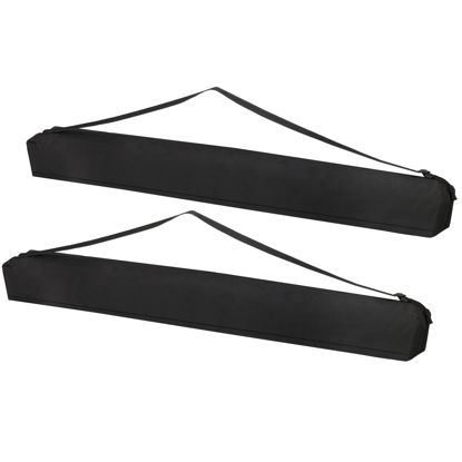 Picture of PATIKIL 39.37"x5.12" Tripod Carrying Case, 2Pack Oxford Cloth Padded Tripod Bag with Handles for Light Stands Tripod Photography Accessories, Black