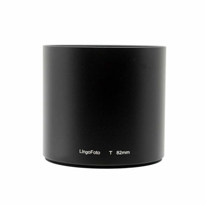 Picture of LingoFoto 82mmx78mmm Screw in Metal Lens Hood for Mirror Tele Reflex Camera Lens with 82mm Filter Thread Absorb Unnecessary Ambient Light