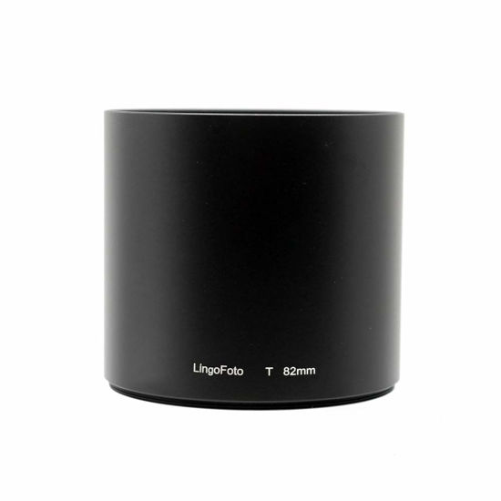 Picture of LingoFoto 82mmx78mmm Screw in Metal Lens Hood for Mirror Tele Reflex Camera Lens with 82mm Filter Thread Absorb Unnecessary Ambient Light