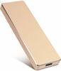 Picture of Ultra-Thin Portable External Hard Drive, 2TB Hard Drive USB 2.0 Portable Hard Drive for PC, Laptop, Phones and More(2TB-Gold-Jg5)