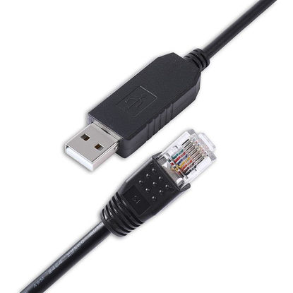 Picture of Prolific PL2303GT USB RS232 Serial to RJ45 8P8C Communication Cable for EG4 Inverter PC Communication(1m)
