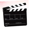 Picture of Hemobllo Movie Clapper Film Slate Board Clapper Board Vintage Clapperboard Scene Clapper Blank Clapperboard s Clapboard Clapperboard Slate Professional Clapperboard Acrylic Blackboard