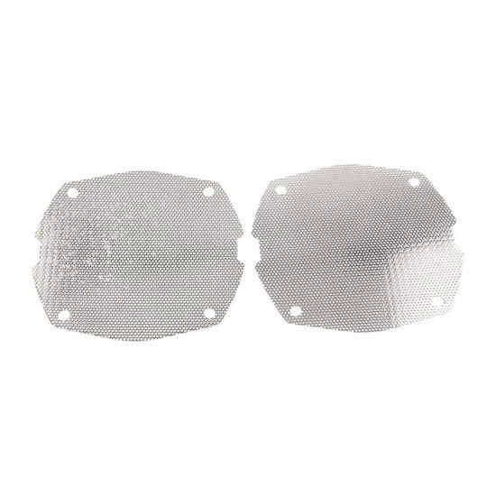 Picture of Three T Front Fairing Aluminum Speaker Mesh Cover Compatible with For Harley Electra Glide FLHT 1998-2013, Street Glide FLHX 2006-2013, Trike FLHXXX 2010-2011, FLHTCUTG 2009-2013, Chrome
