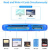 Picture of Onefavor SmartMedia Cards Reader Writer, All-in-1 USB Universal Multi-Card Memory Cards Reader for Windows, Mac, Linux (Card Reader + Type-c Adapter)