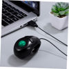 Picture of SOLUSTRE 2pcs USB trackball Ergonomic trackball Computer with Ball Roller Ball Handheld Finger USB Optical Travel DPI Mice trackball Gaming Wireless mouses USB Mini 4d Wired