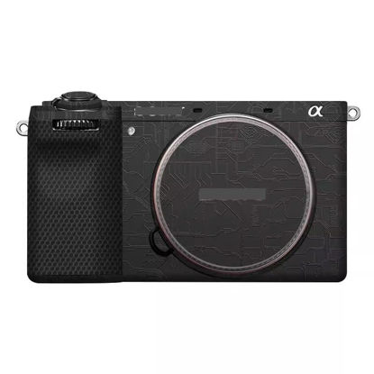 Picture of Alpha 6700 Camera Body Sticker Protective Skin Vinyl Film Decals Accessories for Sony A6700 (Circuit Black)