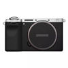 Picture of Alpha 6700 Camera Body Sticker Protective Skin Vinyl Film Decals Accessories for Sony A6700 (Silver（top）+Frosted Black)