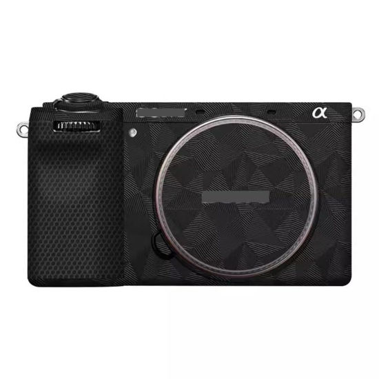 Picture of Alpha 6700 Camera Body Sticker Protective Skin Vinyl Film Decals Accessories for Sony A6700 (Triangle Black)