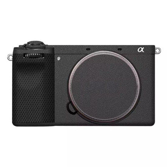 Picture of Alpha 6700 Camera Body Sticker Protective Skin Vinyl Film Decals Accessories for Sony A6700 (Leather Black)