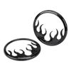Picture of YDLMT 2 Pcs Gloss Black Front Speaker Accent Grill Cover Compatible with 2014-2022 Harley Touring Electra Street Glide Ultra Limited & Trike