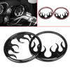 Picture of YDLMT 2 Pcs Gloss Black Front Speaker Accent Grill Cover Compatible with 2014-2022 Harley Touring Electra Street Glide Ultra Limited & Trike