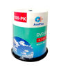 Picture of AcePlus 100 White Inkjet Printable DVD-R Recordable Discs with 16x Recording Speed and 4.7 GB of Data (100-pk Cakebox)