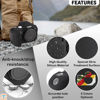 Picture of STSEETOP Camera Case for Canon R5 - Silicone Protective DSLR Skin Cover, Detachable Cage, Shockproof, Dustproof (Black)
