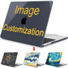 Picture of Mektron Custom Personalized Photo Case for MacBook Air 13.6 Inch 2022 2023 2024 Release A2681 M2/A3113 M3 Chip with Liquid Retina Display Touch ID, DIY Plastic Hard Shell Cover for MacBook Air 13.6"