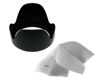 Picture of Canon EF 28-135mm f/3.5-5.6 is Image Stabilizer USM Pro Digital Lens Hood (Flower Design) (72mm) + Nwv Direct Microfiber Cleaning Cloth.