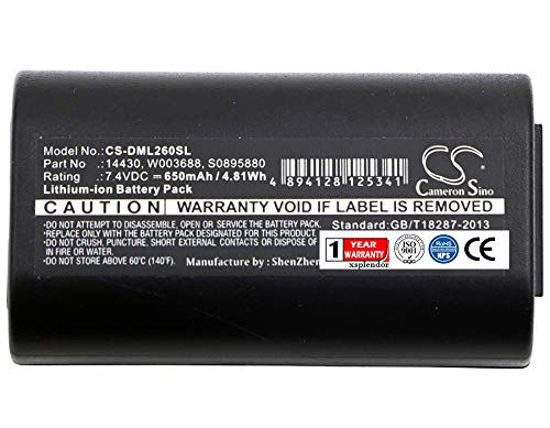 Picture of XSP Rechargeable Replacement Battery Compatible with DYMO 260P 280 LabelManager 260 LabelManager 260P LabelManager 280 LabelManager PnP 3M PL200 Battery