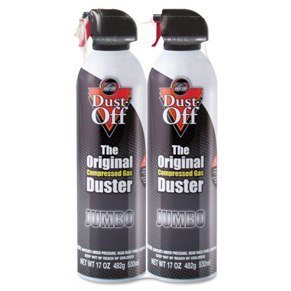 Picture of Falcon Dust-Off DPSJMB2 Jumbo Disposable Duster - Cleaning Spray - Gray