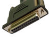 Picture of CompuCablePlusUSA.com Best Industrial Serial DB25 D-Sub 25 Pin Female RS232 Serial Cable with Bare Wire - 28 AWG with Black PVC Jacket (Female, 5 Feet)