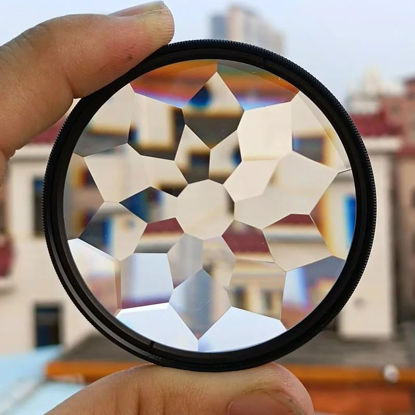 Picture of PtaTt 49mm 52mm 55mm 58mm 67mm Kaleidoscope Camera Filters Photography Accessories Filter Prism (Size : 58mm, Color : 58mm Kaleidoscope), PtaTt7151