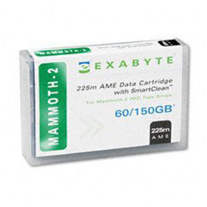 Picture of Exabyte 00558 Mammoth AME-2 Certified 60/150GB with Smart Cleaner Data Tape Cartridge