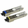 Picture of MOOKEENONE 1 Pair 3KM SC Connector SFP Module, 1.25G Single-Mode Fiber SC Simplex Connector 1000BASE BiDi 1310nm/1550nm 3km SFP Transceiver Module SFP-BX03-D