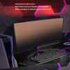 Picture of Curved Monitor Light Bar, 3 Color Temperature LED Computer Desk Lamp Touch Control Monitor Lamp Type C Computer Light Clip on Keyboard Light