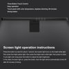 Picture of Curved Monitor Light Bar, 3 Color Temperature LED Computer Desk Lamp Touch Control Monitor Lamp Type C Computer Light Clip on Keyboard Light