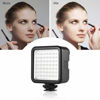 Picture of Andoer W49 Mini Interlock Camera LED Panel Light Dimmable Camcorder Video Lighting With Shoe Mount Adapter for Canon Nikon Sony A7 DSLR Pack of 2pcs