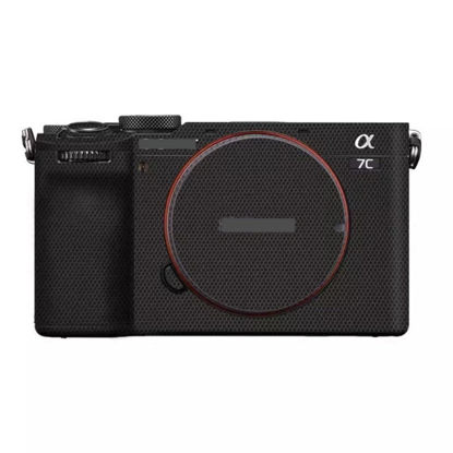 Picture of Camera Skin Wrap A7C2 Anti-Scratch Sticker Coat Vinly Protective Film Body Protector Decals Cover for Sony A7CR A7C II (Matrix Black)