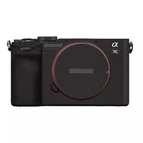 Picture of Camera Skin Wrap A7C2 Anti-Scratch Sticker Coat Vinly Protective Film Body Protector Decals Cover for Sony A7CR A7C II (Matrix Black)
