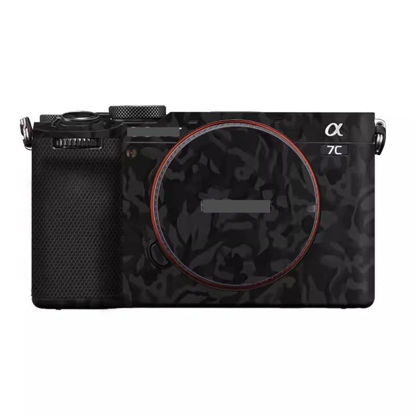 Picture of Camera Skin Wrap A7C2 Anti-Scratch Sticker Coat Vinly Protective Film Body Protector Decals Cover for Sony A7CR A7C II (Shadow Camo Black)
