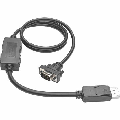 Picture of Tripp Lite DisplayPort to VGA Active Cable Adapter, DP 1.2 with Latches, DP to HD15 (M/M), DP2VGA, 1080p, 3 ft. (P581-003-VGA-V2)