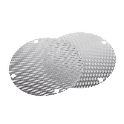 Picture of XMMT Chrome Rear Mesh Speaker Grills Covers Trim For Harley Electra Tri Glide Ultra Classic Ultra Limited 1996-2013