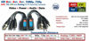 Picture of Evertech HD-CVI/TVI/AHD Passive Video Balun with Power Connector and RJ45 CAT5 Data Transmitter BNC Twisted Pair (4 Pairs 8 pcs Megapixel)