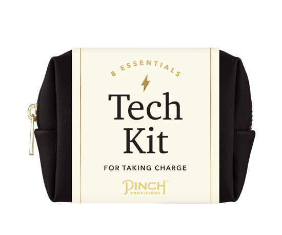 Picture of Pinch Provisions Mid-Size Tech Kit, Includes 8 Professional Technology Essentials, Perfect for Remote Work, Personal Office Accessories, & Gifting at Work (Black)