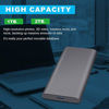Picture of Ultra Slim External Hard Drive 512GB 1TB, Portable Hard Drive USB3.1 Type-C Compatible with PC, Laptop and Mac (1TB, B-Black)
