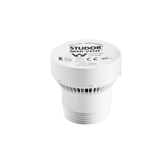 Picture of Studor 20301 Mini-Vent with PVC Adapter 1 1/2-Inch or 2-Inch Connection