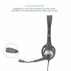 Picture of Cyber Acoustics - AC-201 Stereo Headset with Separate Headphone and Microphone Jacks, Great for K12 School Classroom and Education (AC-201) Silver