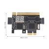 Picture of TL611 Pro motherboard diagnostic card, high recognition rate, LED indicator lights Gigabyte PCB PCI E LPC for computer troubleshooting