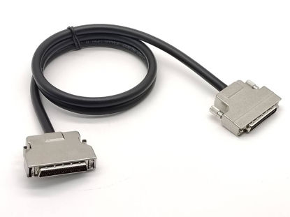 Picture of Elecbee 50 Pin SCSI Cable Male to Female HPDB Straight Screw Locks Cable 1 M