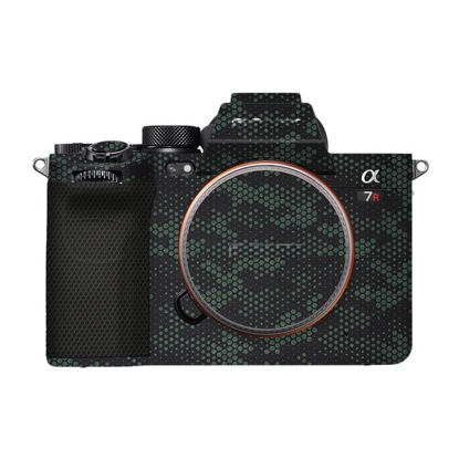 Picture of JERXTTON Anti-Scratch Camera Cover Skin Sticker for Sony Alpha A7RV A7R5 A7RM5 Protector Vinyl Film Skin Protective Decoration (Mamba Green)
