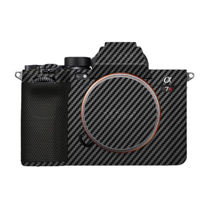 Picture of JERXTTON Anti-Scratch Camera Cover Skin Sticker for Sony Alpha A7RV A7R5 A7RM5 Protector Vinyl Film Skin Protective Decoration (Carbon Fiber Black)