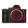 Picture of JERXTTON Anti-Scratch Camera Cover Skin Sticker for Sony Alpha A7RV A7R5 A7RM5 Protector Vinyl Film Skin Protective Decoration (Circuit Red)