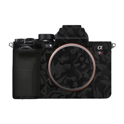 Picture of JERXTTON Anti-Scratch Camera Cover Skin Sticker for Sony Alpha A7RV A7R5 A7RM5 Protector Vinyl Film Skin Protective Decoration (Shadow Camo Black)