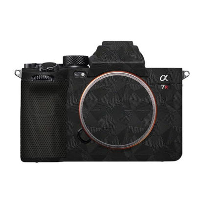 Picture of JERXTTON Anti-Scratch Camera Cover Skin Sticker for Sony Alpha A7RV A7R5 A7RM5 Protector Vinyl Film Skin Protective Decoration (Triangle Black)