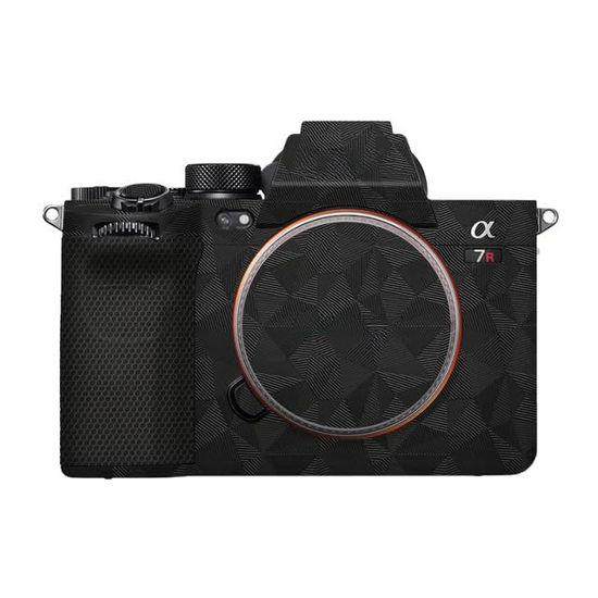 Picture of JERXTTON Anti-Scratch Camera Cover Skin Sticker for Sony Alpha A7RV A7R5 A7RM5 Protector Vinyl Film Skin Protective Decoration (Triangle Black)