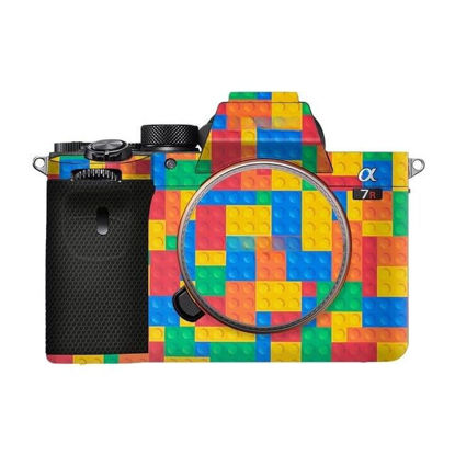 Picture of JERXTTON Anti-Scratch Camera Cover Skin Sticker for Sony Alpha A7RV A7R5 A7RM5 Protector Vinyl Film Skin Protective Decoration (Toy Brick Colorful)