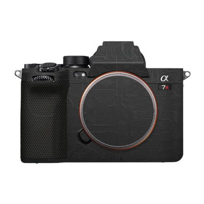 Picture of JERXTTON Anti-Scratch Camera Cover Skin Sticker for Sony Alpha A7RV A7R5 A7RM5 Protector Vinyl Film Skin Protective Decoration (Circuit Black)