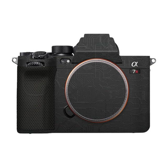 Picture of JERXTTON Anti-Scratch Camera Cover Skin Sticker for Sony Alpha A7RV A7R5 A7RM5 Protector Vinyl Film Skin Protective Decoration (Circuit Black)